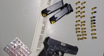 PRF apreende arma e comprimidos de anfetamina com caminhoneiro durante fiscalização em Teresina