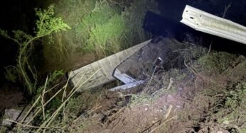 Caminhoneiro sobrevive a queda de 80 metros na BR-470