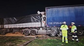 Caminhoneiro morre em acidente na BR-116 após não conseguir frear