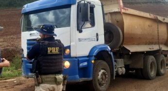PRF flagra caminhões com excesso de peso e irregularidades graves na BR-282 em SC