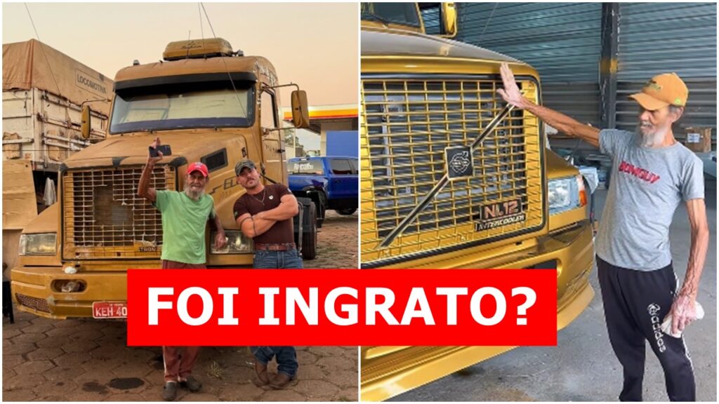 Caminhoneiro que morava no próprio caminhão ganha reforma completa de graça, mas caso termina em polêmica