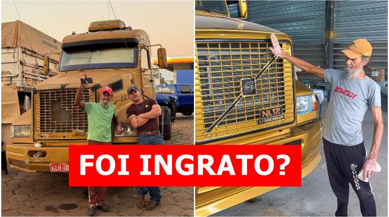 Caminhoneiro que morava no próprio caminhão ganha reforma completa de graça, mas caso termina em polêmica