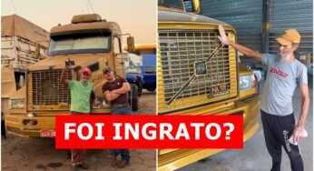 Caminhoneiro que morava no próprio caminhão ganha reforma completa de graça, mas caso termina em polêmica