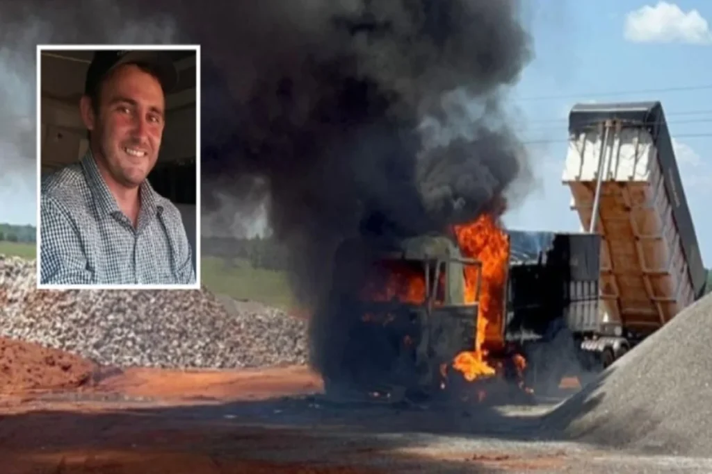 Caminhoneiro morre após sofrer descarga elétrica enquanto descarregava brita em MT