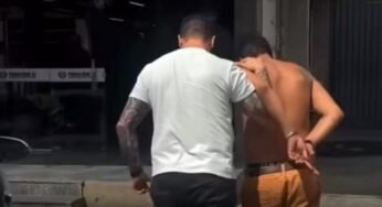 Caminhoneiro é preso após bater em poste, dirigir na contramão e estar embriagado