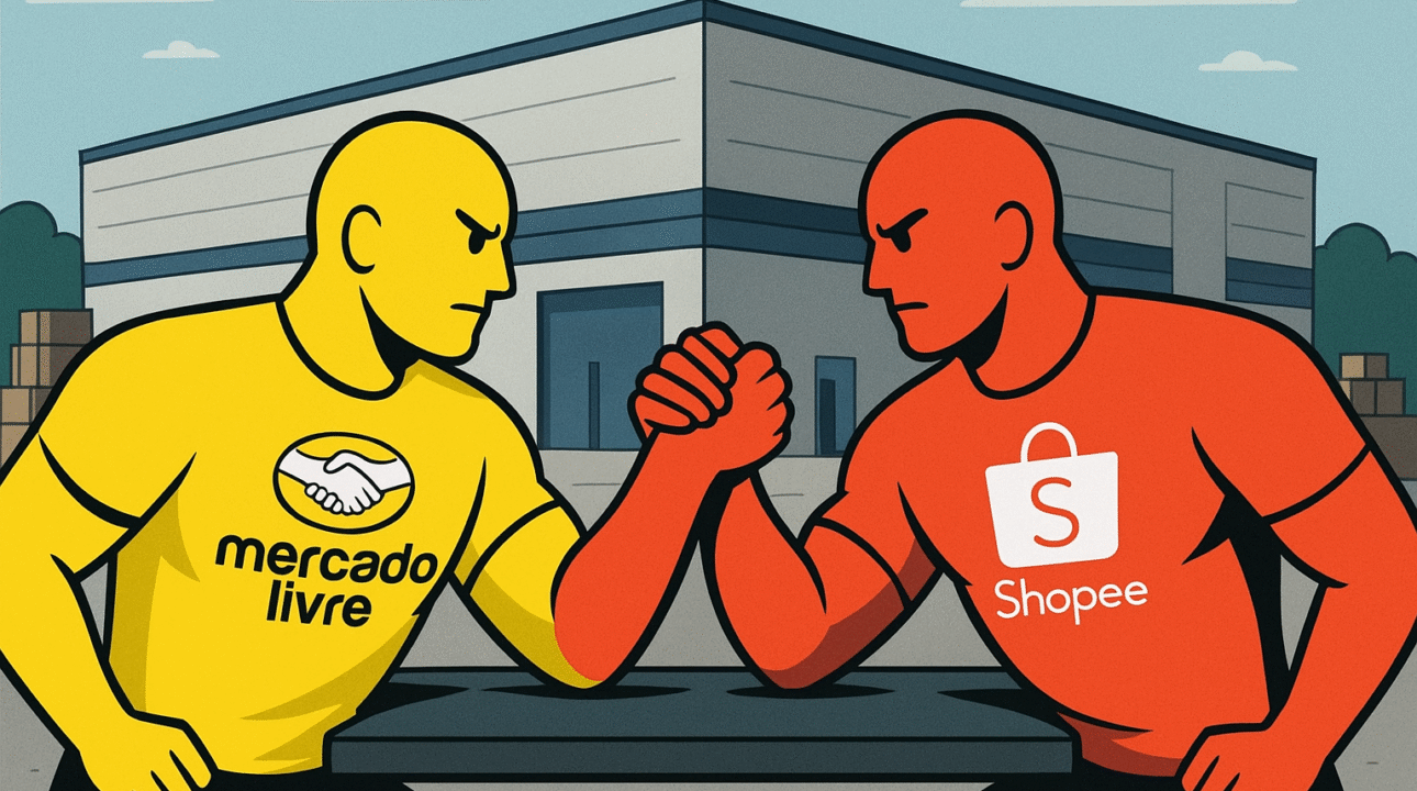 Disputa acirrada por galpões logísticos em Santo André entre Mercado Livre e Shopee