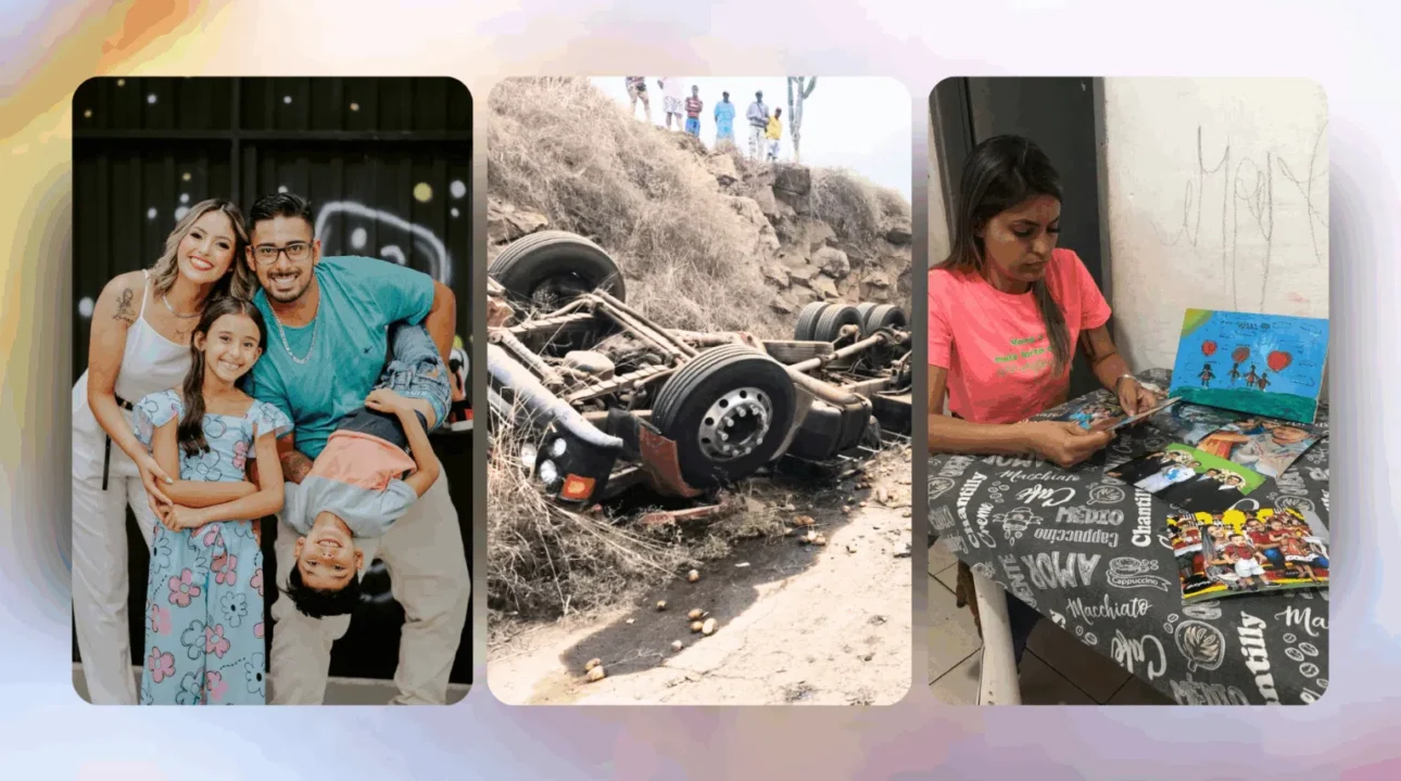 Viúva de caminhoneiro poderá perder moradia com os filhos após tragédia na estrada