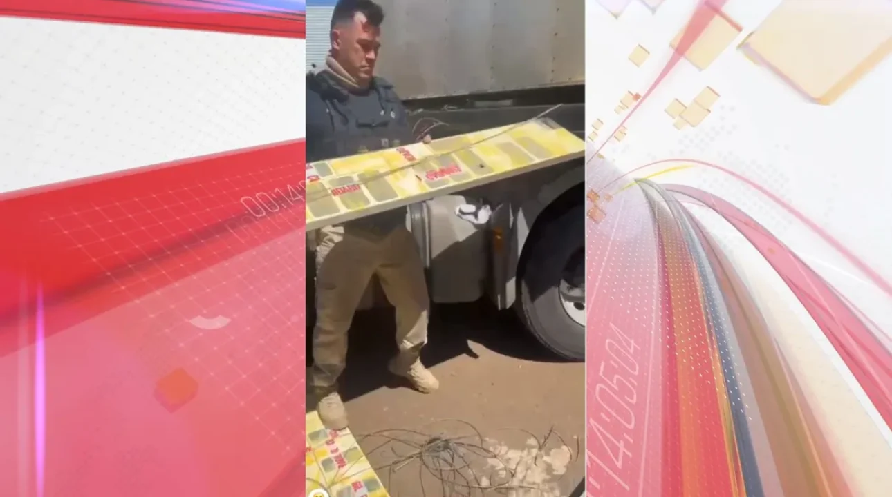 PRF apreende R$ 4,6 milhões em iPhones escondidos sob o assoalho de caminhão em Londrina