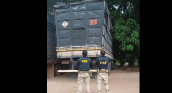 PRF apreende 92 m³ de carvão ilegal em fiscalização na BR-222, em Marabá