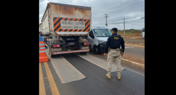 PRF e SEFAZ-PI realizam operação em Picos contra excesso de peso e sonegação fiscal