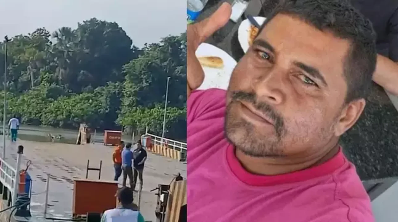 Caminhoneiro morre após carreta cair de balsa no Rio Acará, no Pará