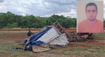 Caminhoneiro morre em acidente em Goiás após viagem com carga suspeita