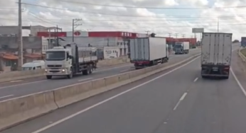 PRF prende motorista que trafegava na contramão na BR-116, em Feira de Santana (BA)