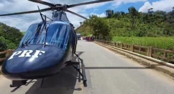 Caminhoneiro fica ferido e é resgatado de helicóptero após acidente em Paudalho (PE)