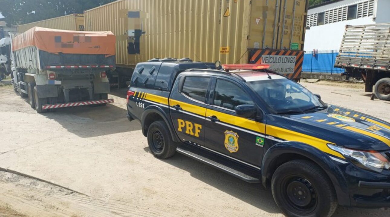 PRF registra 39,4 toneladas de excesso de peso durante fiscalização na BR-408, em Pernambuco