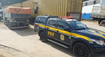 PRF registra 39,4 toneladas de excesso de peso durante fiscalização na BR-408, em Pernambuco