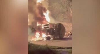 Caminhoneiro morre após grave acidente envolvendo tanque na Serra das Araras