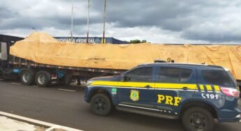 PRF recupera semirreboque roubado com placa falsa na BR-050 em Uberlândia (MG)