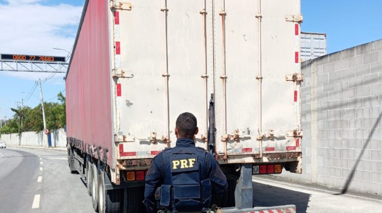 PRF prende suspeito de receptação de carreta roubada na Ponte Rio-Niterói