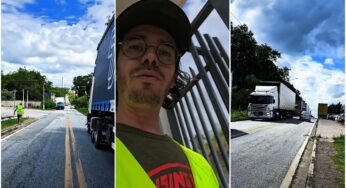 Video: Caminhoneiro tem carga recusada após cobrar seus direitos.