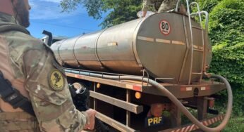 Polícia Rodoviária Federal apreende 4 toneladas de agrotóxicos transportados em caminhão de leite no Paraná