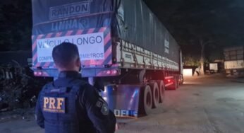 Caminhão com madeira ilegal é apreendido durante fiscalização na BR-230 em Marabá