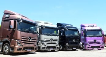 Monfredini Transportes investe em 50 caminhões Actros Evolution 2045 e estreia frota Mercedes-Benz