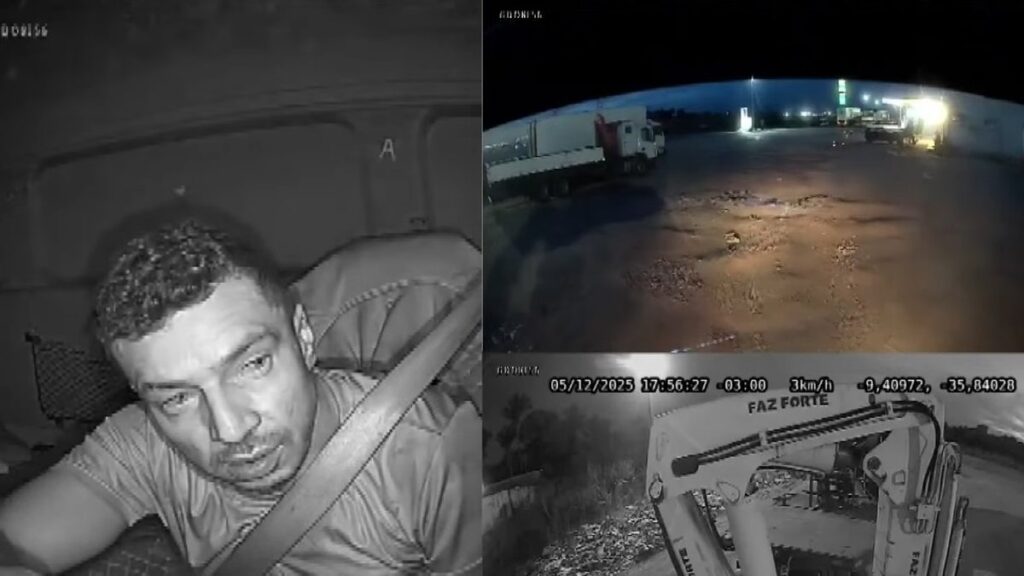 Caminhoneiro desaparece após estacionar caminhão em posto.