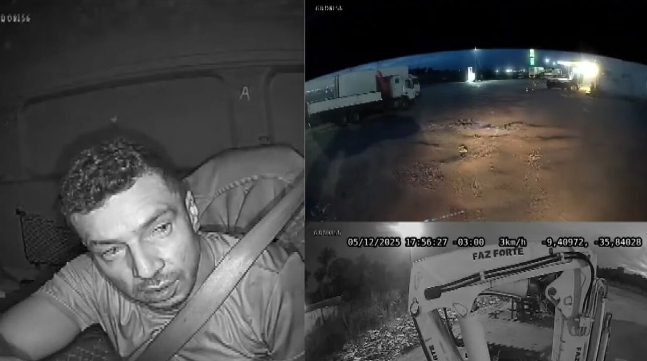 Caminhoneiro desaparece após estacionar caminhão em posto.