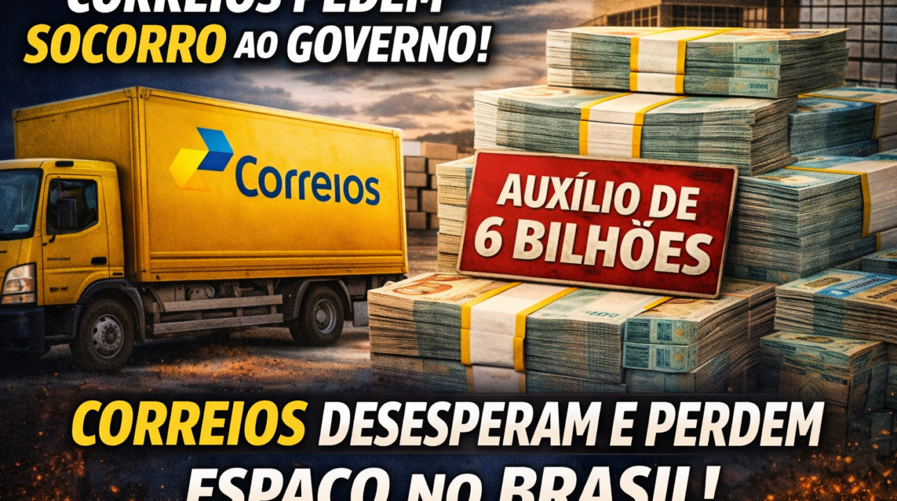 Correios pedem bilhões ao governo enquanto perdem espaço para a nova logística do Brasil