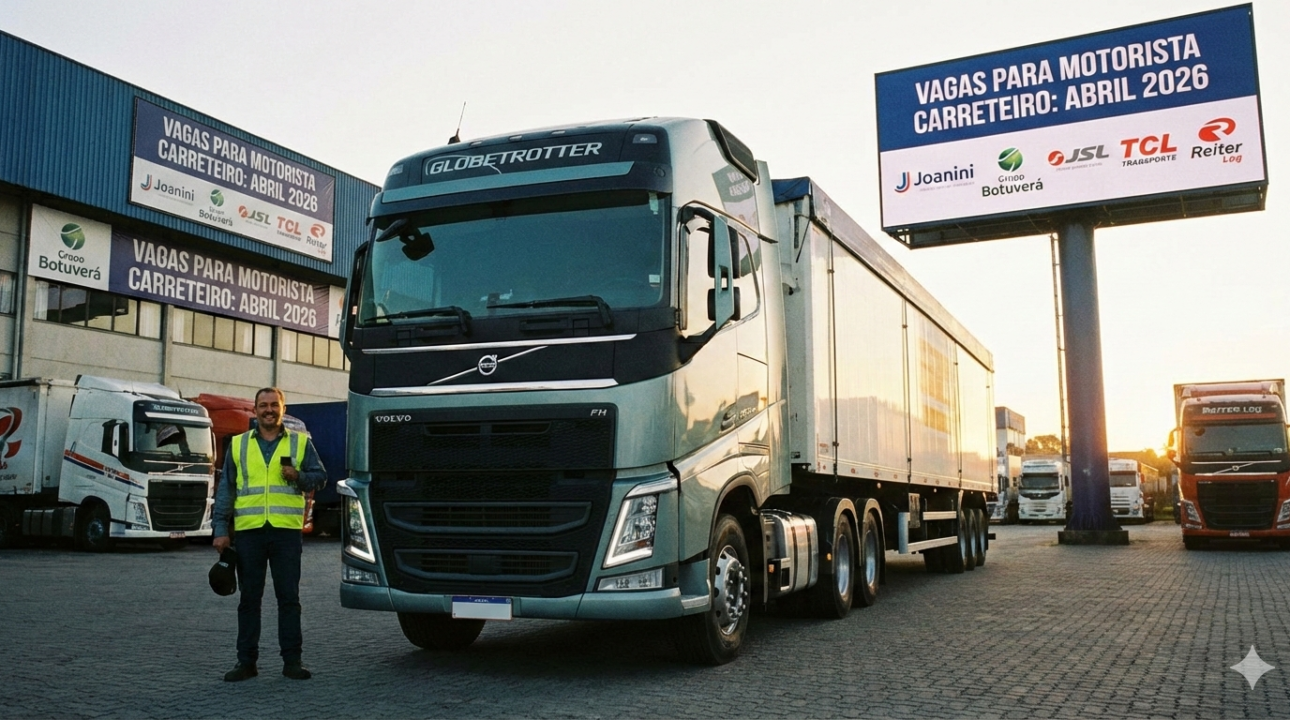 5 Transportadoras com vagas para motorista carreteiro