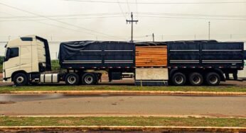 PRF apreende mais de 50 m³ de madeira irregular na BR-316, no Piauí