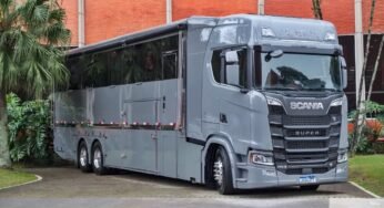 Empresário transforma Scania 770 S V8 em motorhome avaliado em mais de 4Milhões.