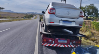 Em menos de 24 horas, PRF recupera quatro veículos furtados ou adulterados na Paraíba