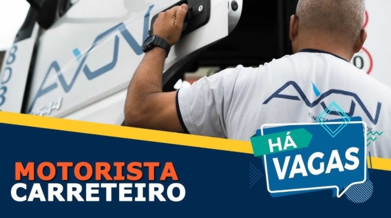 Transportadora Axon abre vagas para motorista noturno.