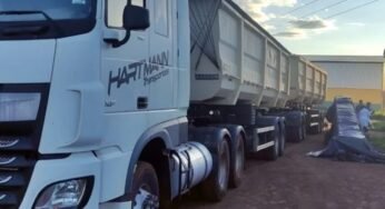 Caminhoneiro morre eletrocutado ao cobrir carreta com lona na BR-163