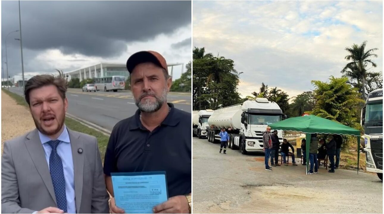 Pauta da greve dos caminhoneiro é protocolada em Brasília.