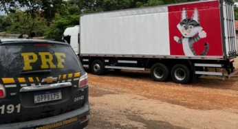 Polícia recupera caminhão furtado em MG após policial de folga reconhecer o veículo
