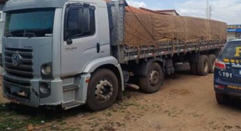 PRF flagra transporte irregular de madeira com documentação falsa em Batalha (PI)
