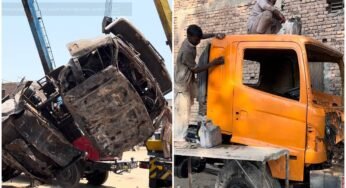 Video: Caminhão destruído volta a rodar após reparo extremo no Paquistão