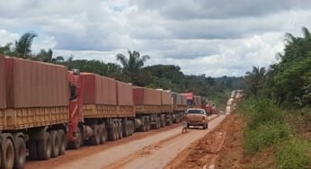 Justiça determina fornecimento de água, comida e banheiros a caminhoneiros em Miritituba