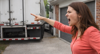Estacionar caminhão na porta de alguém é crime?