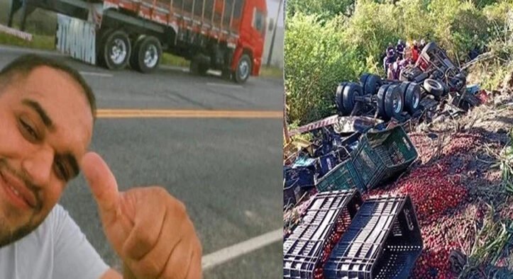 Acidente na BR-101 deixa caminhoneiro natural de Petrolina morto no sul da Bahia