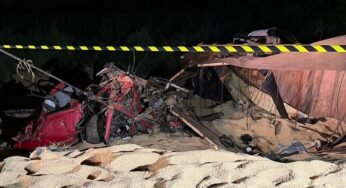 Caminhoneiro e familiares morrem em grave batida na BR-364 no Mato Grosso