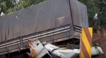 Caminhoneiro de Pontal morre em acidente na Rodovia Cunha Bueno