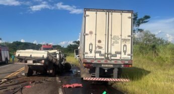 Colisão frontal na Rodovia Assis Chateaubriand mata caminhoneiro em Estrela do Norte (SP)