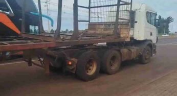 Caminhão em más condições é apreendido pela PRF em Cascavel