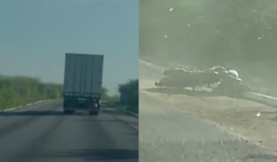 Acidente com caminhoneiro e policial