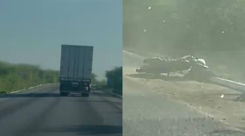 Acidente com caminhoneiro e policial