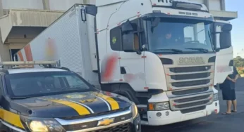 PRF localiza caminhoneiro que fugiu após acidente grave na BR-480 em Chapecó